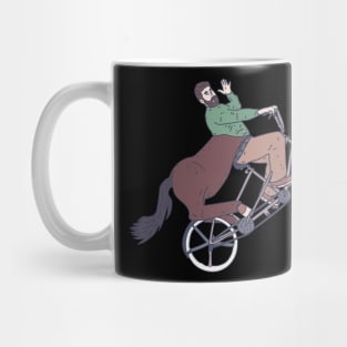 Tandem Bicycle - Centaur Bicyclist - Mythical Rider Mug